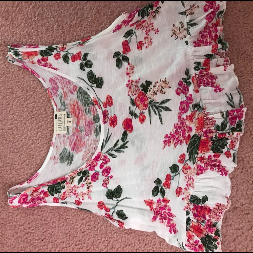 Floral tank top
